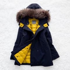 DUVETICA〈SARA〉ロロピアーナ ファー付きダウンジャケット 定価16万