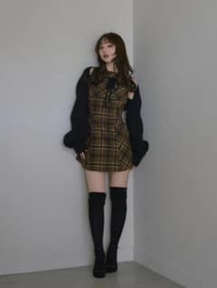 andmary Mimi check set mini dress - メルカリ