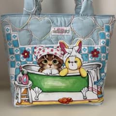 韓国キルト コヤンイサムチョン トートバッグ ハンドメイド - メルカリ