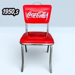 コカ・コーラ ブランド Vチェア 50's レトロ アメリカンダイナー