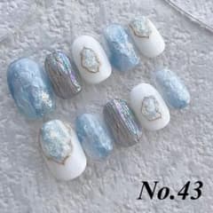 No.43 ニュアンスネイルチップ ＊オーダーサイズ・カラー変更可能