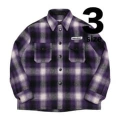 SUBCULTURE OMBRA CHECKJACKET PURPLE 3サイズ - メルカリ