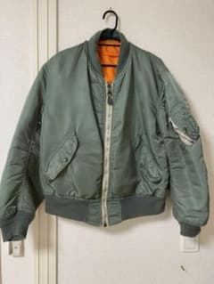 希少 白テープ 80s USA製 アルファ ma-1 フライトジャケット - メルカリ