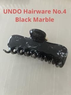 大人気【Undo Hairware】No. 4 クリップ ブラックマーブル - メルカリ
