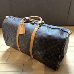 美品】ルイヴィトン ボストンバッグ モノグラム キーポル55 鍵付き