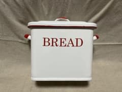 ホーローブレッド缶 ホーロー缶 ブレッド缶 赤 - メルカリ