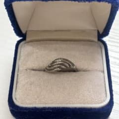 シルバーカラー デザイン リング 指輪 遺品整理 0305-24 - メルカリ