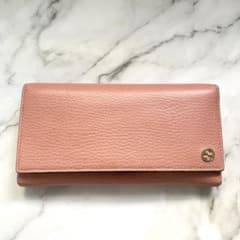 GUCCI グッチ 長財布 GG 金具 オールレザー ピンク 0121-④ - メルカリ