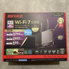 BUFFALO Wi-Fi 7 9300 ルーター - メルカリ