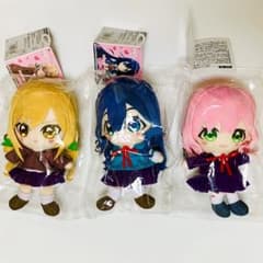 君のことが大大大大大好きな100人の彼女 Chibiぬいぐるみ 3点セット
