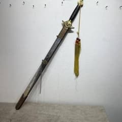 中国剣模造刀 鞘付き全長100cm 演舞用 民族刀 中国 刀剣 XZ3408