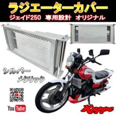 ラジエーターカバー ジェイド250 かっぺ 空冷オイルクーラーのような