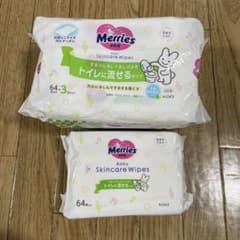 メリーズ おしりふき 64枚入×4袋 - メルカリ