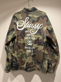 Stüssy ステューシー カモ 迷彩 コーチジャケット Lサイズ - メルカリ