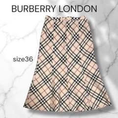 極美品✨ BURBERRY LONDON ノバチェック ウール スカート 36 - メルカリ