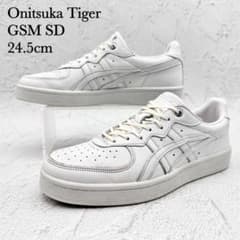 極美品】オニツカタイガー GSM SD ホワイト レザー ハイモデル - メルカリ