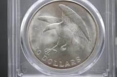 プレミア 銀貨 最高グレード 世界6枚のみ シンガポール 1974年 純銀