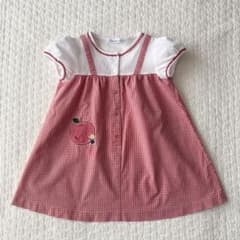 familiar ファミリア ワンピース りんご 90 - メルカリ