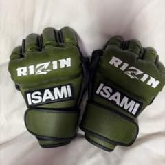ISAMI RIZIN ボクシンググローブ Mサイズ オリーブグリーン - メルカリ