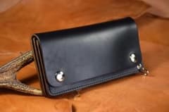 トラッカーウォレット MARYAM社 馬革 ホースバット 茶芯 黒 - メルカリ