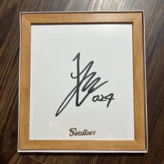 東京ヤクルトスワローズ 岩田幸宏 サイン色紙 - メルカリ