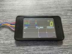 IPS液晶搭載パチスロ専用タッチパネル式データカウンター ブラック 黒