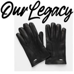 定価3.6万】OUR LEGACY HIS GLOVES グローブ ブラック - メルカリ