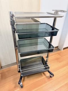 2)ダカラベルモンド4段ステンレス仕様カラーワゴン - メルカリ