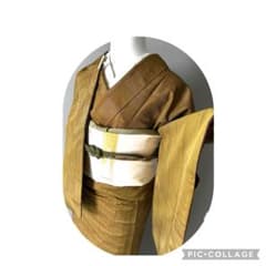 トールサイズ 紬のお着物 正絹 着丈166.5 裄丈66 幅広 - メルカリ