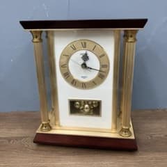 E-2 動作品 CITIZEN シチズン 置き時計 8RG353 回転飾り - メルカリ