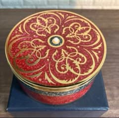 美品】MIKIMOTO ミキモト ジュエリーケース クリスタルラッカー 赤