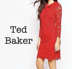 新品】TED BAKER テッドベイカー フラワースカラップレース ワンピース