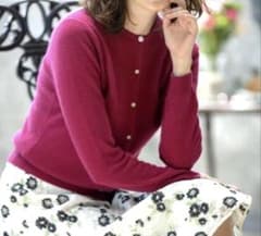 TOCCA カシミヤ100%カーディガン Mサイズ ピンク - メルカリ