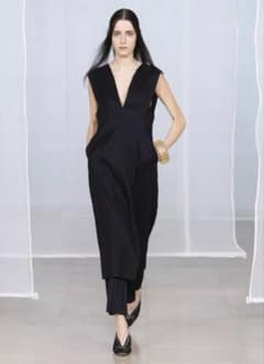 マメ リボンストライプ ジャンパースカート - メルカリ