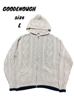 GOOD ENOUGH グッドイナフ 初期 フィッシャーマン ニット パーカー