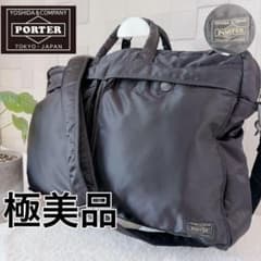 極美品】 ポーター タンカー 2way ショルダーバッグ ビジネスバッグ 黒