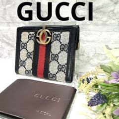 ✨️美品✨️人気✨️希少✨️オールドグッチ GG留め具シェリー折財布