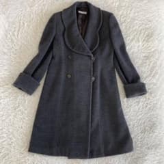 極美品✨エンポリオアルマーニ カシミヤ混 バタフライカラー ロング