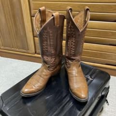 ブラウンレザーウエスタンブーツ | Shop at Mercari from Japan! | Buyee