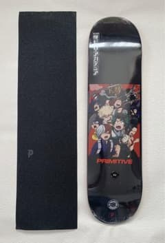 未開封 Primitive プリミティブ ヒロアカ スケボー用デッキ 8インチ