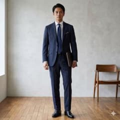 UNITED ARROWS メンズスーツ ネイビー セットアップ サイズ48 - メルカリ