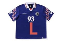 A BATHING APE x adidas Flame Jersey Blue - メルカリ