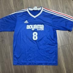 青山学院大学サッカー部公式戦ユニフォーム 青 サイズO 8番 - メルカリ