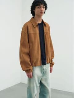 AURALEE LAMB SUEDE ZIP BLOUSON サイズ3 - メルカリ