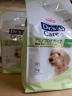 もち様ドクターズ犬用療法食アミノプロテクトケアえんどう豆3kg×2袋
