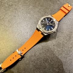 ヴァシュロンコンスタンタン オーヴァーシーズ ラバーベルト オレンジ