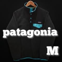 パタゴニア シンチラ スナップT ブラック ターコイズ 田中シェン 柴田