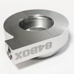 84BOX ハチヨン ボックス 銀 アルミ アルマイト スロットル ホルダー