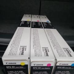 Canon NPG-83 トナーカートリッジ 3色セット - メルカリ