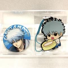 銀魂 坂田銀時 缶バッジ ラバーストラップ セット - メルカリ